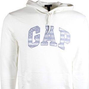 Gap Men's Fleece Arch Logo Pullover Hoodie